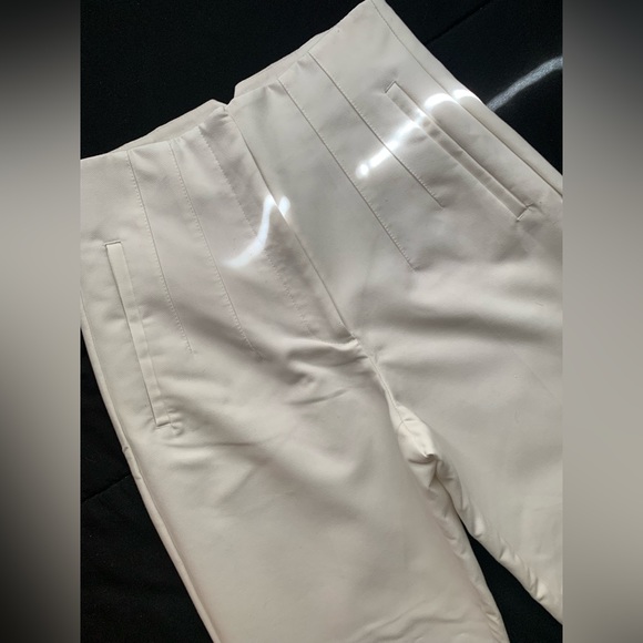 ZARA HIGH WAISTED TROUSERS NEW WITHOUT TAGS SIZE S WHITE PANTS HIGH WAISTED c - Picture 2 of 14
